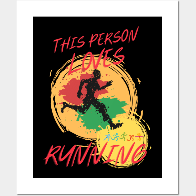 This person loves running Wall Art by FullMoon